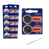 Bateria Sony Cr 2032 3v Lithium Cartela C/ 5 Unid  