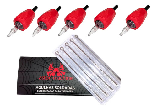 05 Biqueiras Bico + 05 Agulhas Tatuagem Tattoo Anvisa Oferta | MercadoLivre
