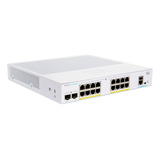 Switch Cisco Cbs250-16p-2g 16 Puertos Gigabit Poe + 2 Sfp 