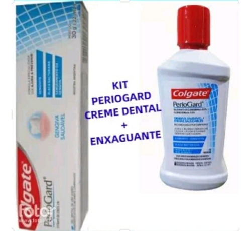 Kit Periogard: 5 Creme Dental 30 Gr + 5 Enxaguante 60 Ml