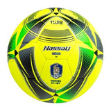 Pelota Nassau Tuji Neon Numero 4 Futsal Original Amarillo
