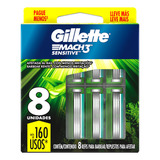 Gillette Mach3 Sensitive X 8und - Unidad a $9999