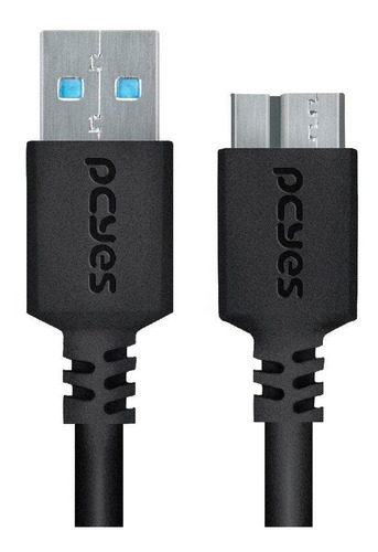 Cabo Para Hd Externo Usb Para Micro Usb-b 3.0 Pcyes 2 Metros