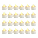 24pack Vela Flotante Sin Llama Impermeable Led Tealight Con