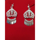 Aretes Filigrana Plata Ly .925 Artesanía Mexicana 9gr Tejido