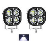 2 Barras Faro Led Jeep Luz Amarilla Potentes 40w Premium