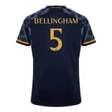 Jersey Bellingham #5 Visita Talla Xl Jugador, Madrid 2023/24