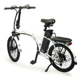 Bicicleta Elétrica Dobrável Portátil 48v 350w Ebike  Aro 14