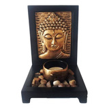 Castiçal Decorativo Zen Garden 15cm Bronzeado - Un