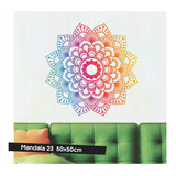 Vinilo Decorativo Mandala Color Mandalas Colores Trasparente