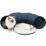 Tunel Interactivo Gatos Vesper Cat It Juguete Cojin Dormir 