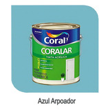  Coral Coralar Tinta Acrílica Anti Mofo Econômica Cores 3,6 Litros Cor Azul Arpoador