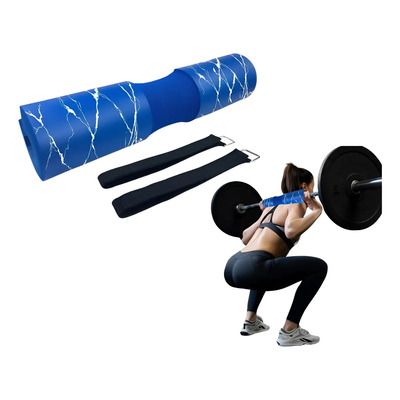 Cojin Protector De Cuello Para Barra Olimpica Fitness Gym Color Azul | Meses sin interés