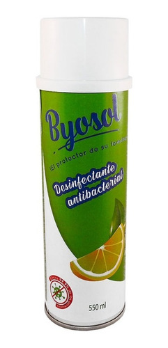 5 Pzas Desinfectante En Aerosol Aroma Limon 550 Ml