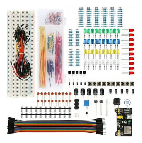 Protoboards Kit De Componente Electrónicos 830 Puntos