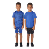 Conjunto Champion Niño 4 Piezas Set Playera Short Originales