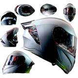 Casco Moto Xtrong Abatible Negro Mate Certificacion Dot 