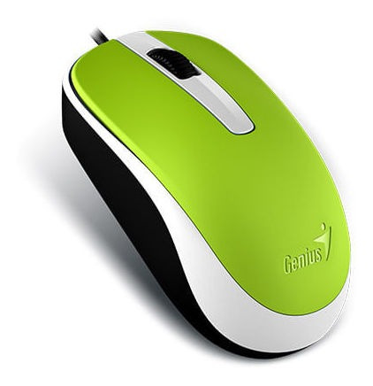 Mouse Genius Dx-120 Usb  Alambrico Verde