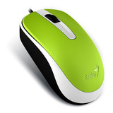 Mouse Genius Dx-120 Usb  Alambrico Verde