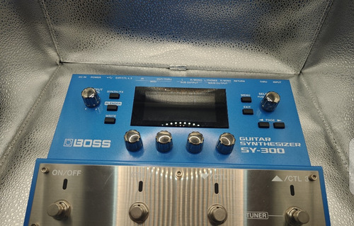 Pedal De Efecto Boss Guitar Synthesizer Sy-300  Azul