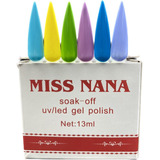 Gel Miss Nana Gama F Caja Con 6pzs De 13ml