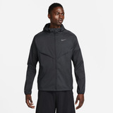 Chamarra De Running Repel Hombre Nike Windrunner Negro