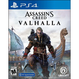 Jogo Ps4 Assassins Creed Valhalla Midia Fisica