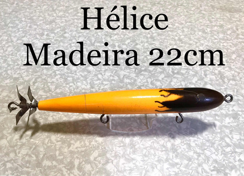 Isca Hélice De Madeira - 22cm