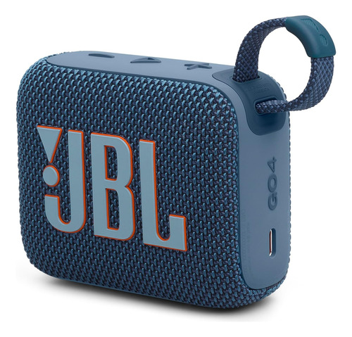 Caixa De Som Jbl Go 4 Bluetooth 4.2w Rms Waterproof Azul