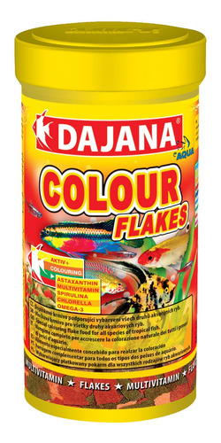 Alimento Pez Peces Dajana Colour Flakes Escamas Color 100ml 