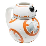 Tazas Star Wars Bb8 Taza Café Tarro Cerámica Pintado A Mano Color Blanco