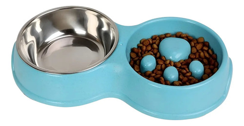 Tazón Dúo P/perro Alimentación Lenta Antiasfixia Slow Feed