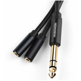 Cable Adaptador De Auriculares 2 De 3,5mm H A 6,35mm M | ...