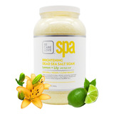 Exfoliante Corporal De Sal Limon + Lily Bcl Spa Vegano 128oz