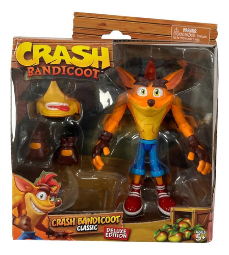  Figura Crash Bandicoot Deluxe Edition Original 