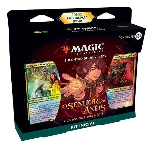 Kit Inicial Senhor Dos Anéis Deck Starter Magic The Gathering Português