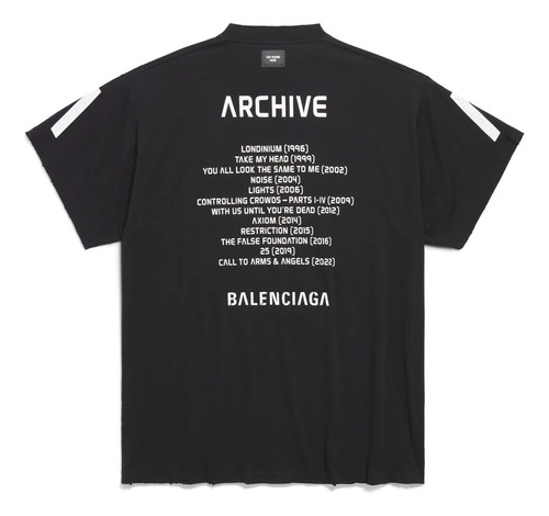 Balenciaga  Playera Music | Archive Series Connected