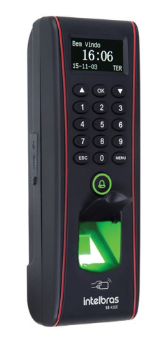 Controlador De Acesso Senha Rfid Biometria Intelbras Ss 411e