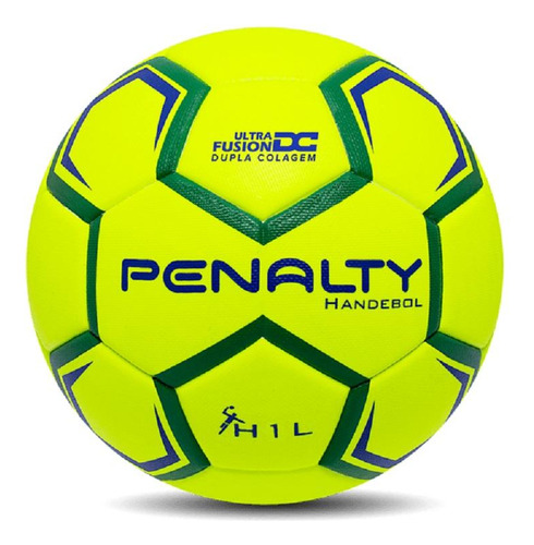 Balon De Handball Penalty Ultra Fusion H1l Verde/amarillo