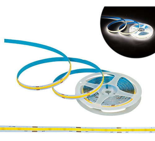 Fita Led Cob Delis 12v 12w/m 5m 320leds/m 4000k