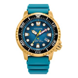 Citizen Promaster Dive Aqua Gold Dial Bn0162-02x .. Dcmstore Color Del Bisel Oro