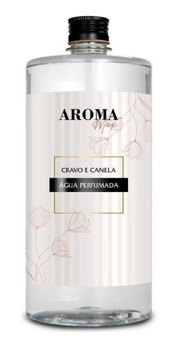 Água Cheirosa Aroma Cravo E Canela 1l Roupas Cama Cortina 