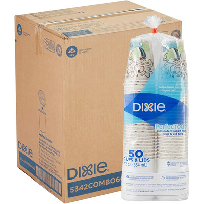 Taza De Café Caliente De Papel Aislante Dixie Perfectouch De