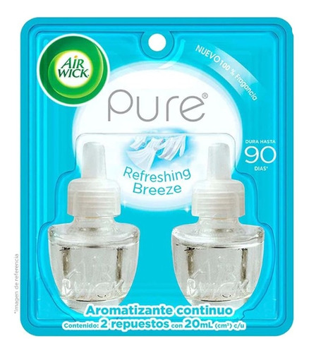 Air Wick 2repuestos Aromatizante Electrico Refreshing Breeze