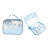 Set Higiene Chicco Tijera Alicate Lima Cepillo Uñas Varon 