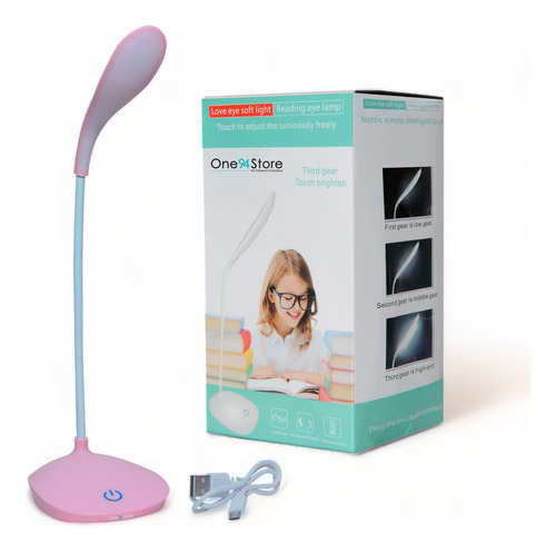 Lampara Led Para Lectura Escritorio Proteccion Ocular Usb 