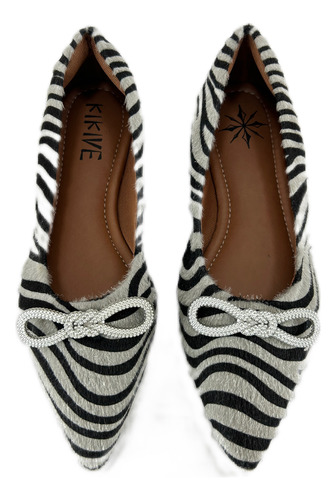 Sapatilha Alongada Animal Print 779 Kikive