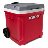 Enfriador Iglo, Caja Térmica, Capacidad 56 Litros, Color Rojo