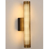 Lámpara Pared Oro Moderna 12w Baño/sala/recámara