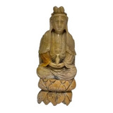 Antigua Talla En Piedra Figura Buda Oriental Original